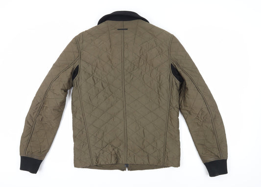 Armani Exchange Men's Green Quilted Jacket S