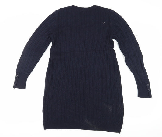 Laura Ashley Women's Black Jumper Dress Size 12