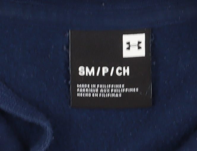 Under Armour Blue Pullover Hoodie S Unisex