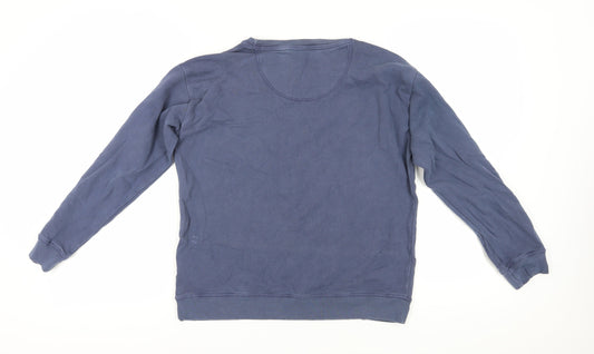 FatFace Women's Blue Pullover Sweatshirt, Size 8