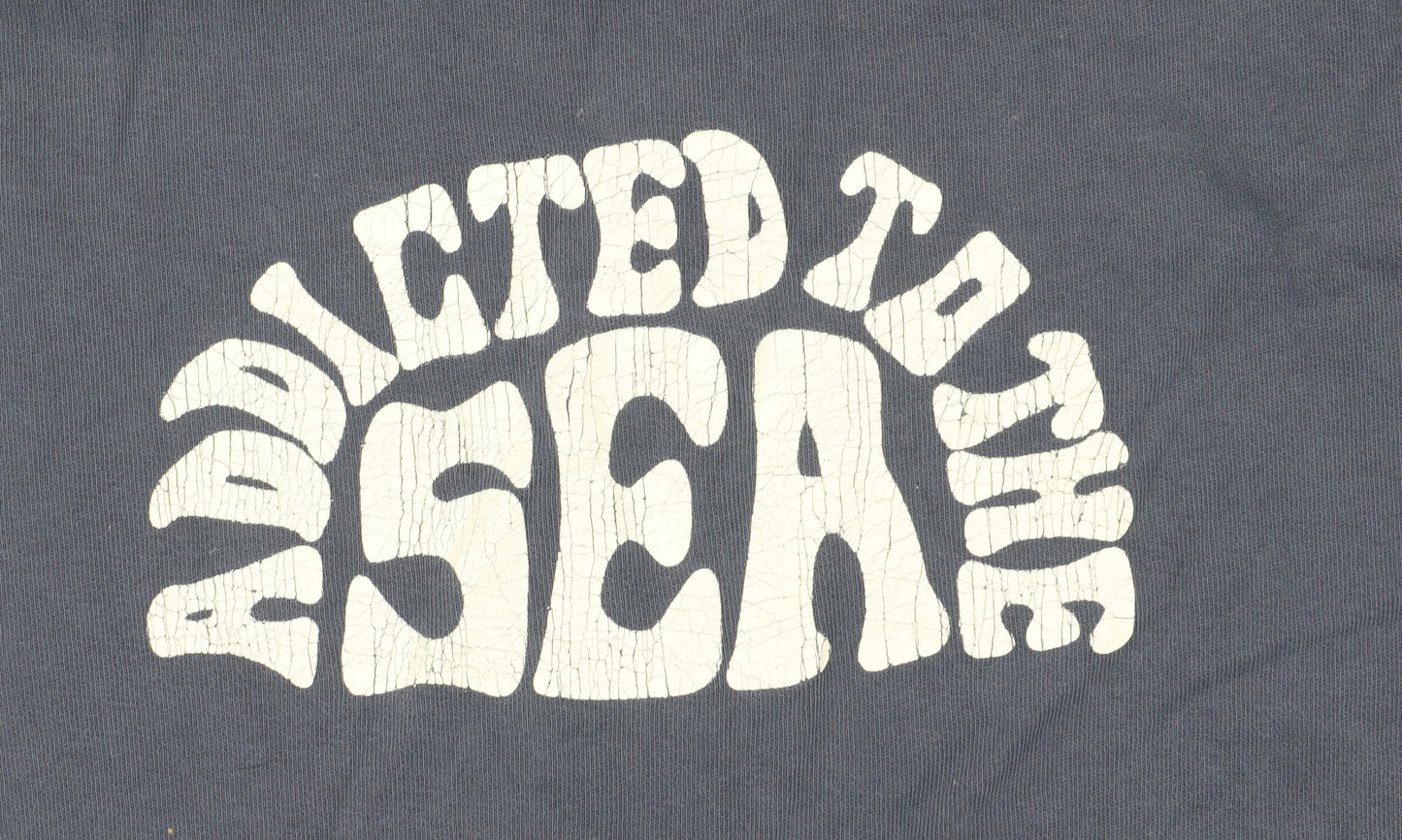 FatFace Women's Blue Pullover Sweatshirt, Size 8