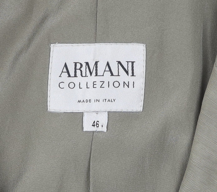 Armani Collezioni Women's Beige Blazer Size 18 Classic