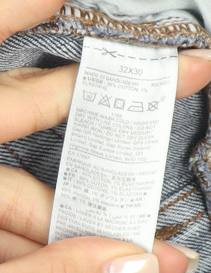 GAP Women's Blue Straight Denim Jeans Size 32