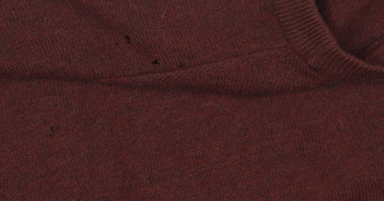 Hugo Boss Men’s Brown Pullover Jumper, M, Wool Blend