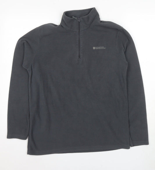 Mountain Warehouse Men's Grey 1/4 Zip Sweatshirt, Size S