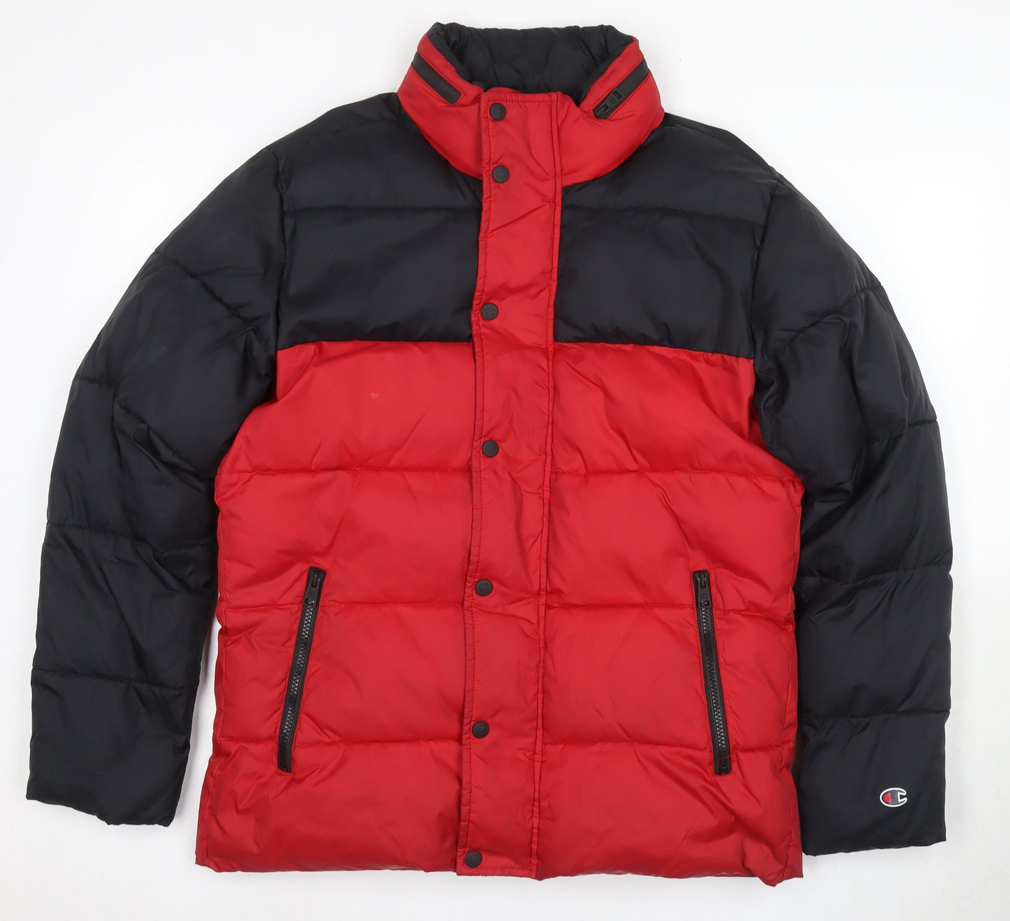 Champion Men's Red Puffer Jacket S Winter