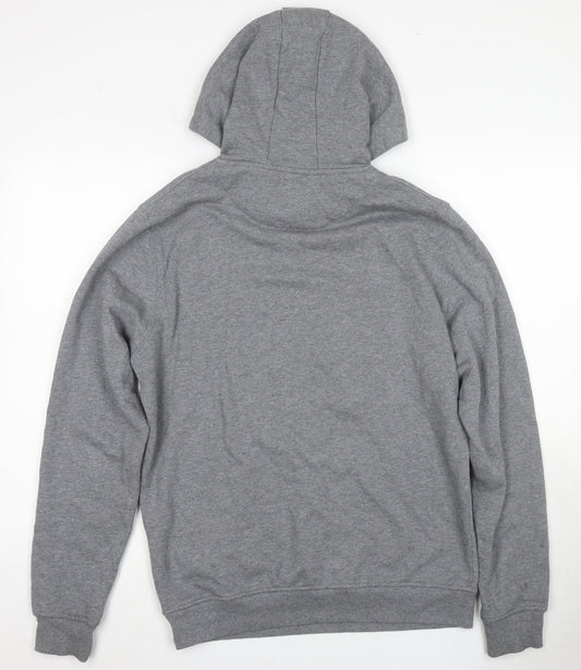 Lyle & Scott Men's Grey Pullover Hoodie, Large