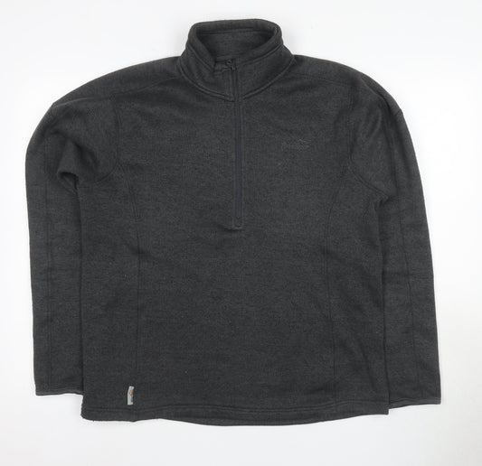 Peter Storm Men's Grey 1/2 Zip Fleece Sweatshirt Medium