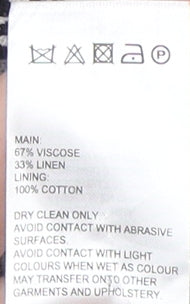 Whistles Women's Black A-Line Midi Skirt Size 8