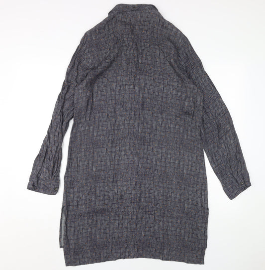 White Stuff Women's Grey Shirt Dress Size 12