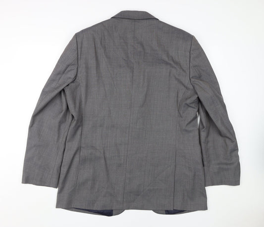 Austin Reed Men's Grey Suit Jacket, Size 44R, Formal Wear