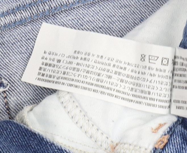 Hollister Women's Blue Mom Jeans Relaxed Fit 1R