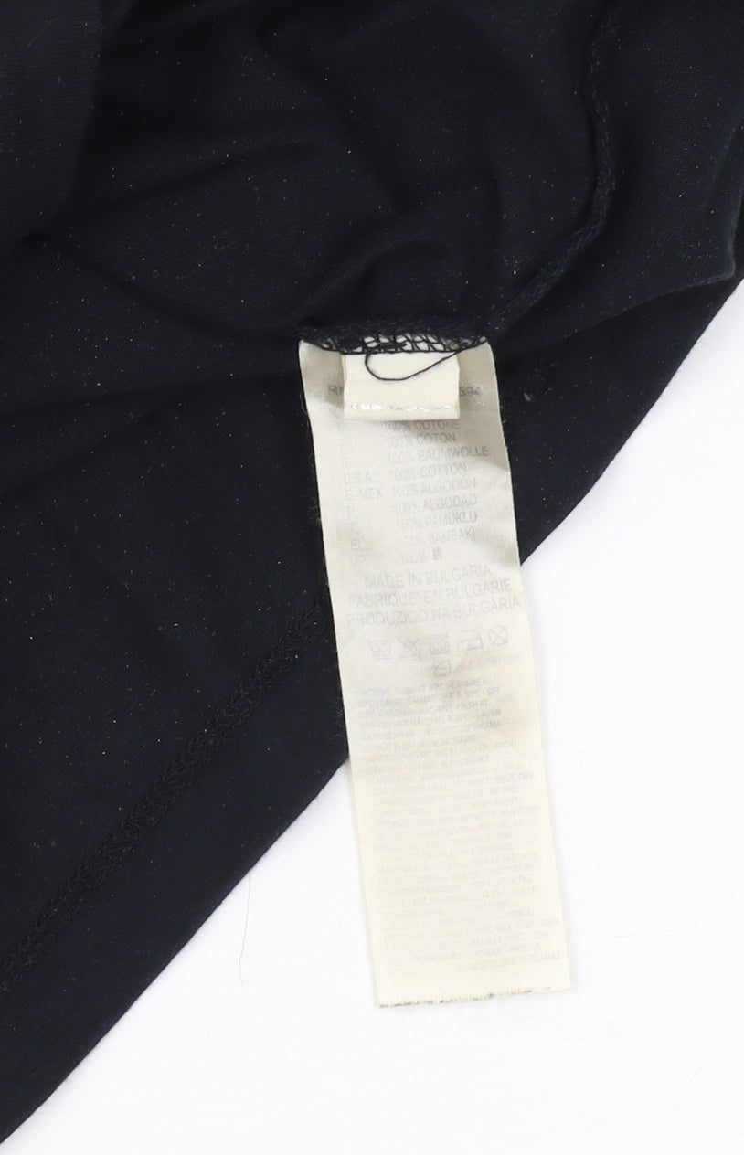 Diesel Men's Black Graphic Short Sleeve T-Shirt, L