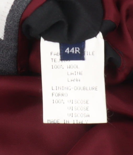 Hackett Men's Grey Wool Blazer 44R Formal Business