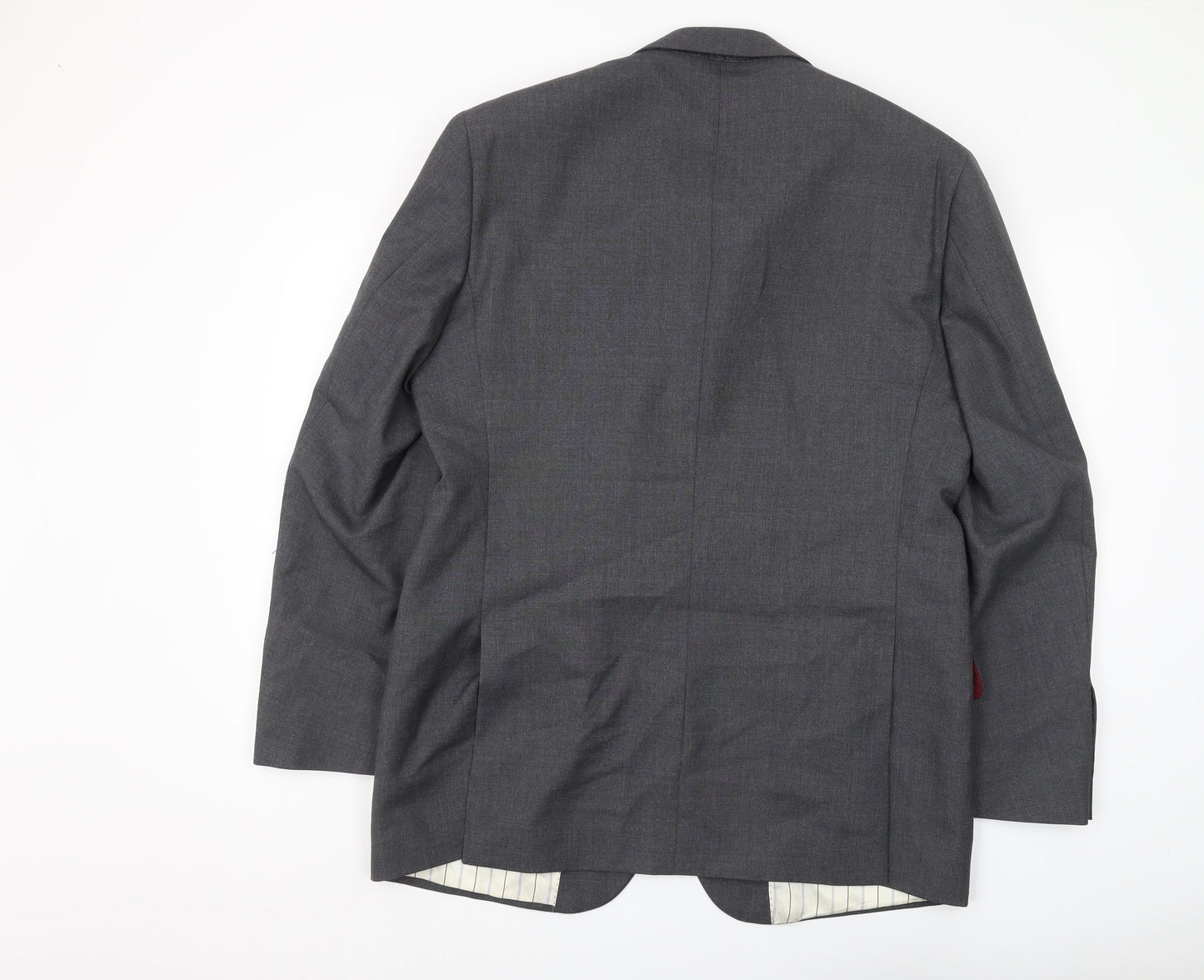 Hackett Men's Grey Wool Blazer 44R Formal Business