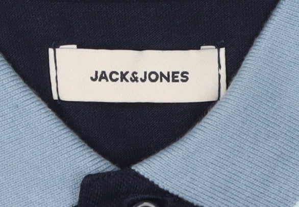 Jack & Jones Men's Blue Polo Shirt S