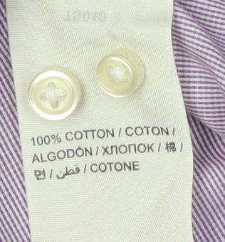 Superdry Men's Purple Button-Up Shirt, Small