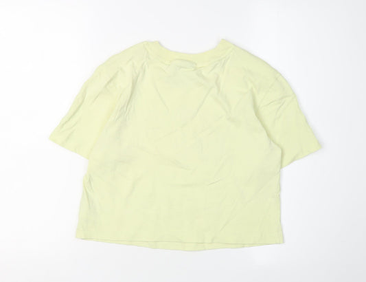 Adidas Unisex Green T-Shirt, Size 12, Basic Style