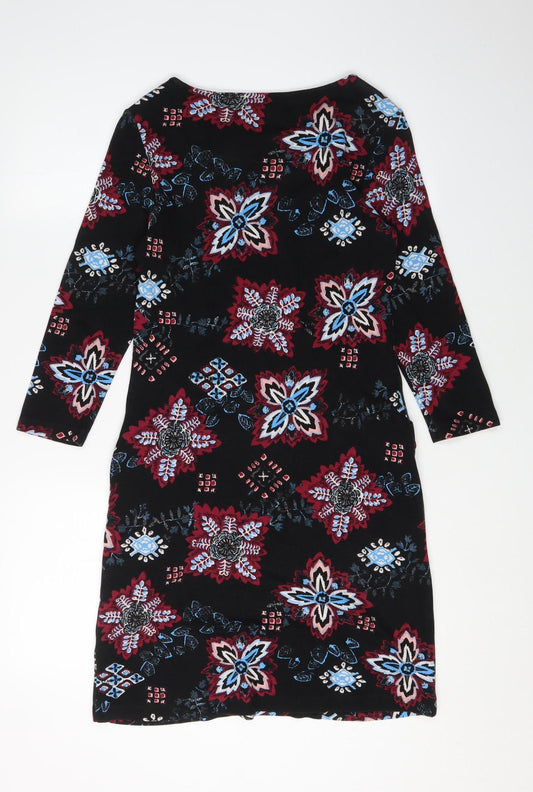 White Stuff Women's Multicoloured Floral Jersey Dress