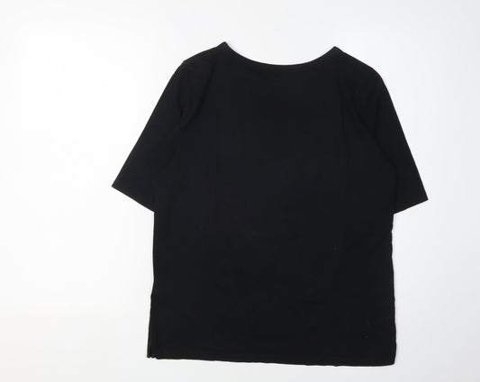 Calvin Klein Unisex Black T-Shirt S Basic Style