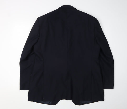 Magee Men's Blue Blazer 44S in Classic Fit