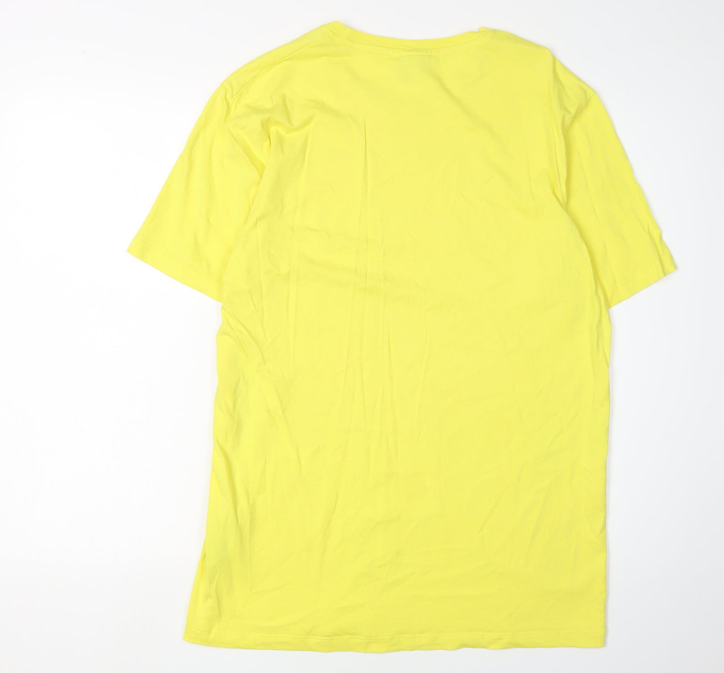 Jack & Jones Men's Yellow XL Crew Neck T-Shirt