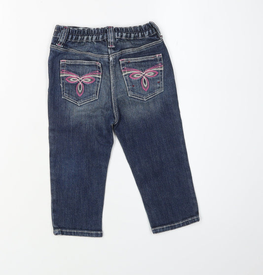 Ted Baker Girls Blue Jeans 18 Months Casual Denim