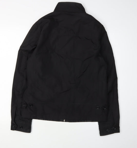 Banana Republic Men's Black Bomber Jacket S Windproof