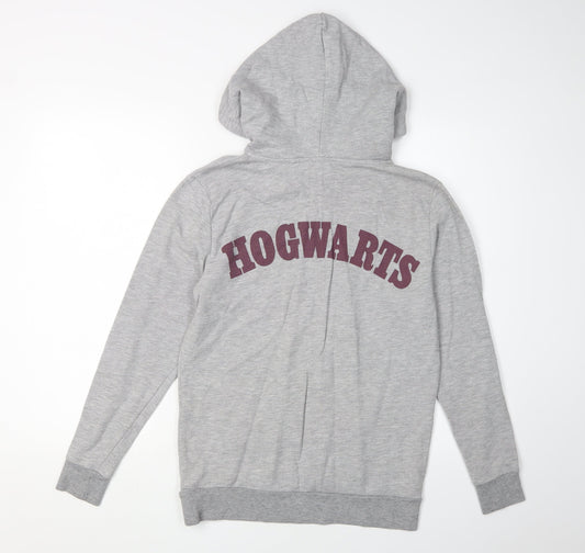 Harry Potter Grey Quidditch Pullover Hoodie - Unisex Size 8