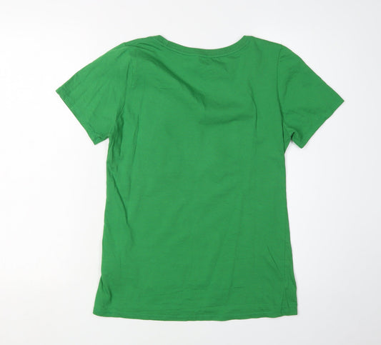 Nike Women's Green XS Basic T-Shirt Crew Neck