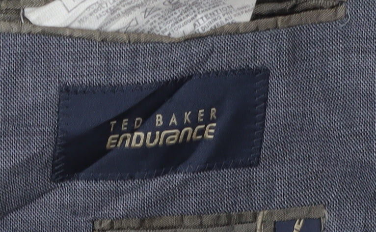 Ted Baker Men’s Grey Wool Cashmere Blazer 38R