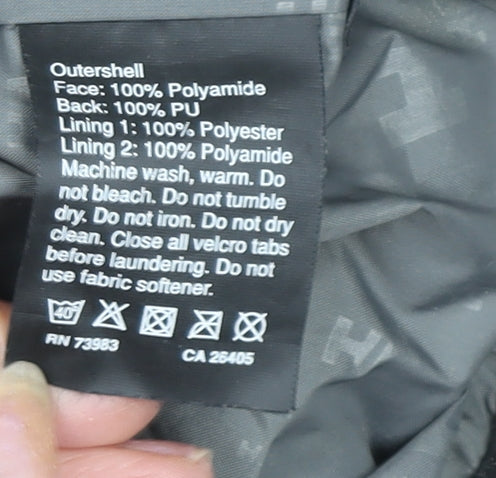 Helly Hansen Men's Black Anorak Jacket L Hooded Outdoor