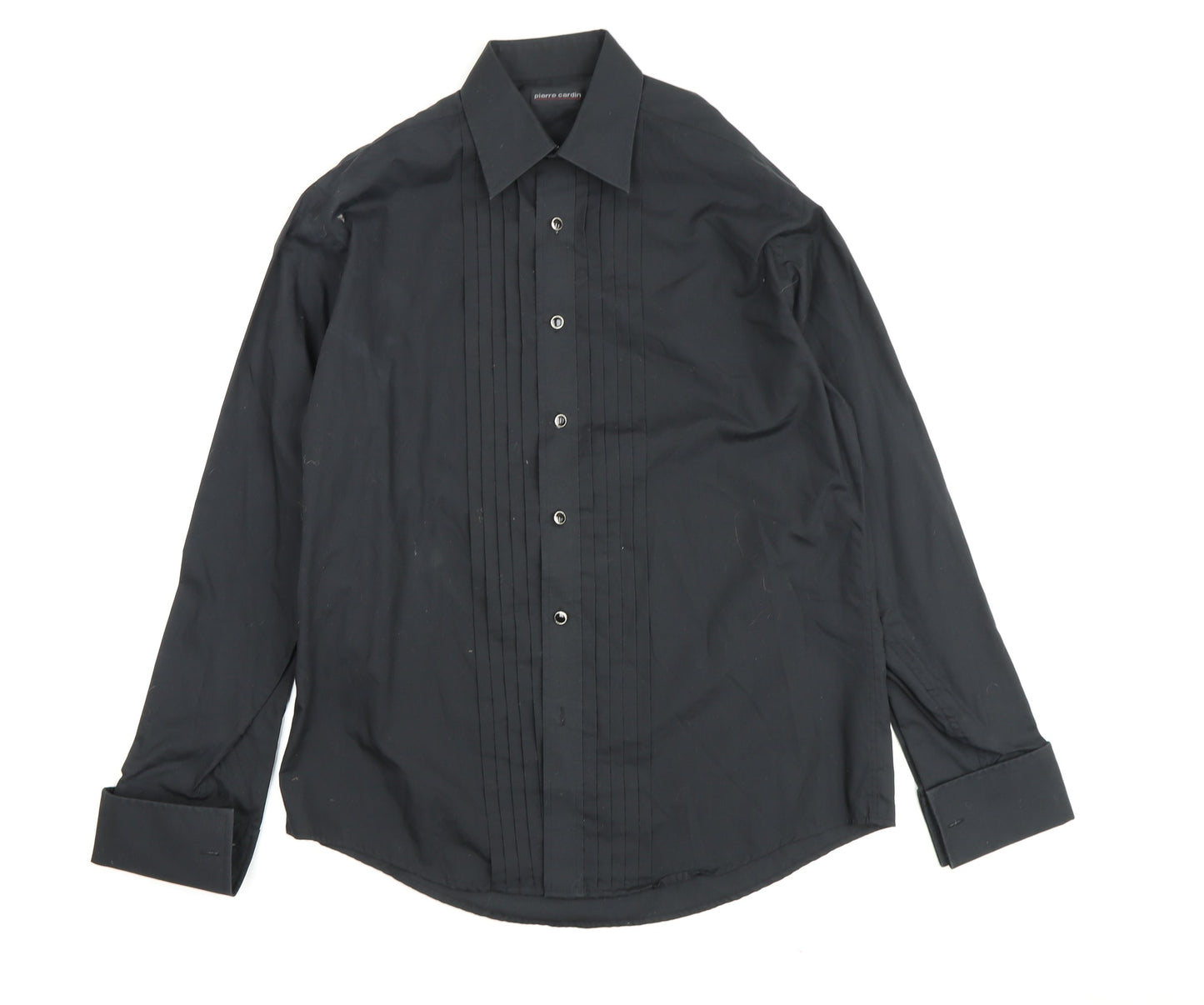 Pierre Cardin Men's Black Dress Shirt Size 15