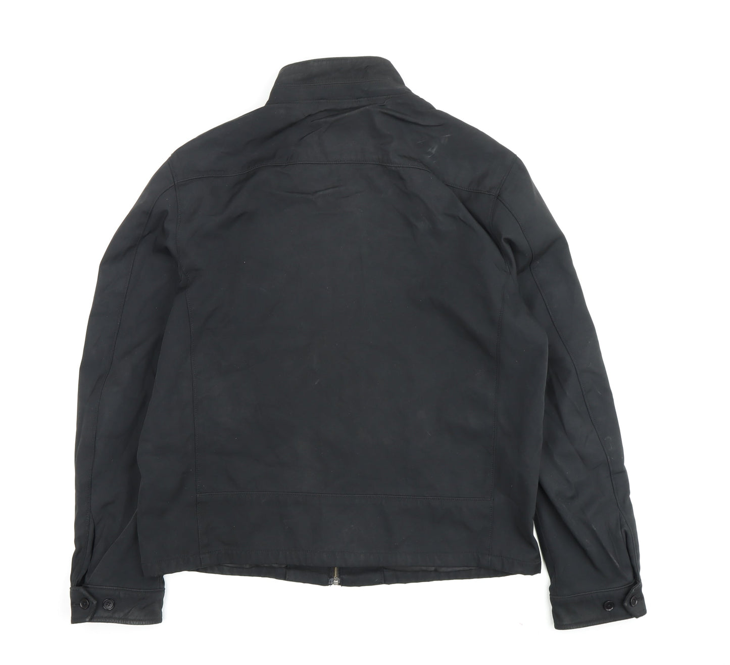Banana Republic Men's Black Mid-Length Jacket Size L