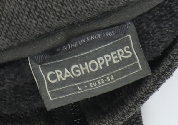 Craghoppers Men's Grey 1/2 Zip Sweatshirt - L