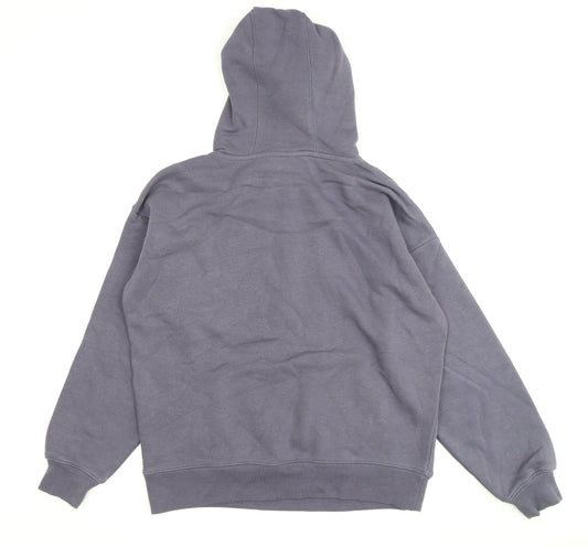 FILA Grey Men's Hoodie L Pullover with Logo