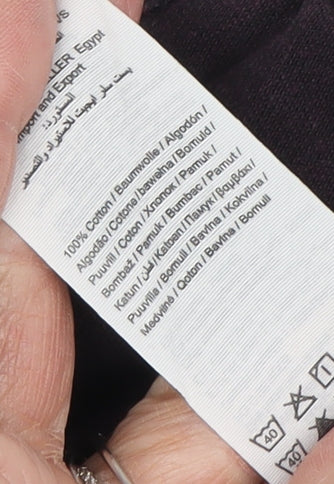 Jack & Jones Men's Purple Cotton Polo Shirt L