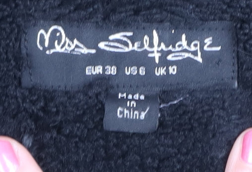 Additional view of Miss Selfridge Women's Green Parka Coat, size 10