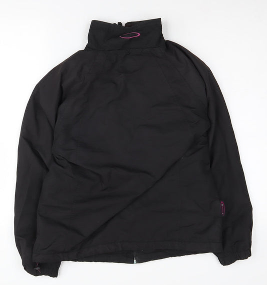 Mountain Life Women's Black Softshell Jacket, Size 10