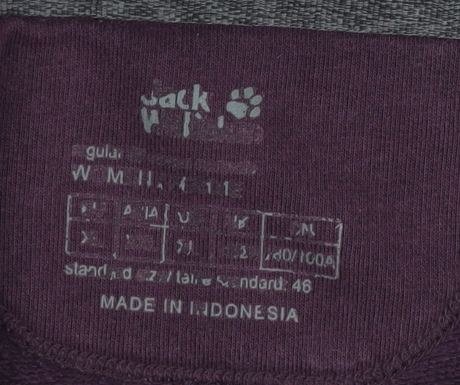 Jack Wolfskin Women's Purple Hoodie M