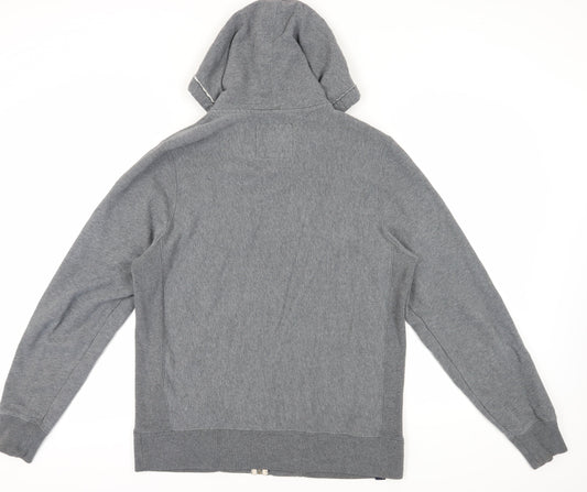 Lee Cooper Men's Grey Full Zip Hoodie L