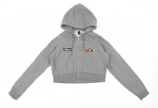 Ellesse Women's Grey Full Zip Hoodie Size 10