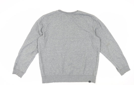 Puma Men's Grey Pullover Sweatshirt L