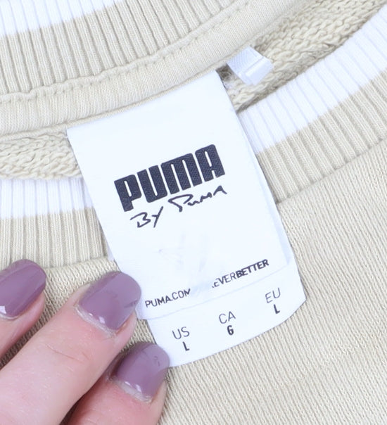 Puma Men's Beige Pullover Sweatshirt L
