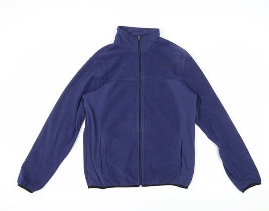 Kappa Unisex Blue Fleece Jacket M Casual Sports