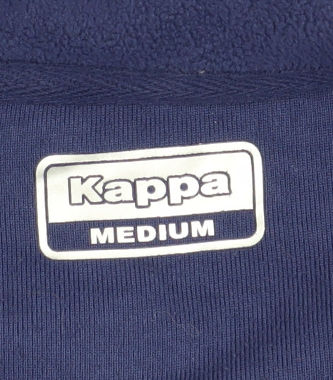 Kappa Unisex Blue Fleece Jacket M Casual Sports
