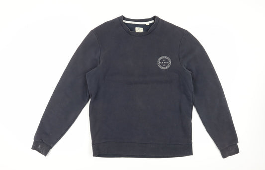 Jack Wills Men's Black Pullover Sweatshirt M