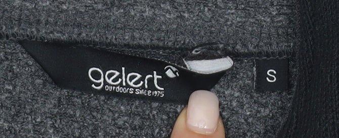 Gelert Men's Black Pullover Sweatshirt, Size S, Mock Neck