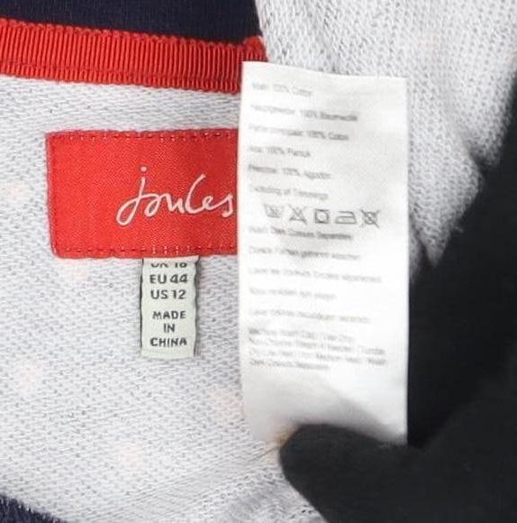 Joules Women’s Blue Shift Dress Size 14