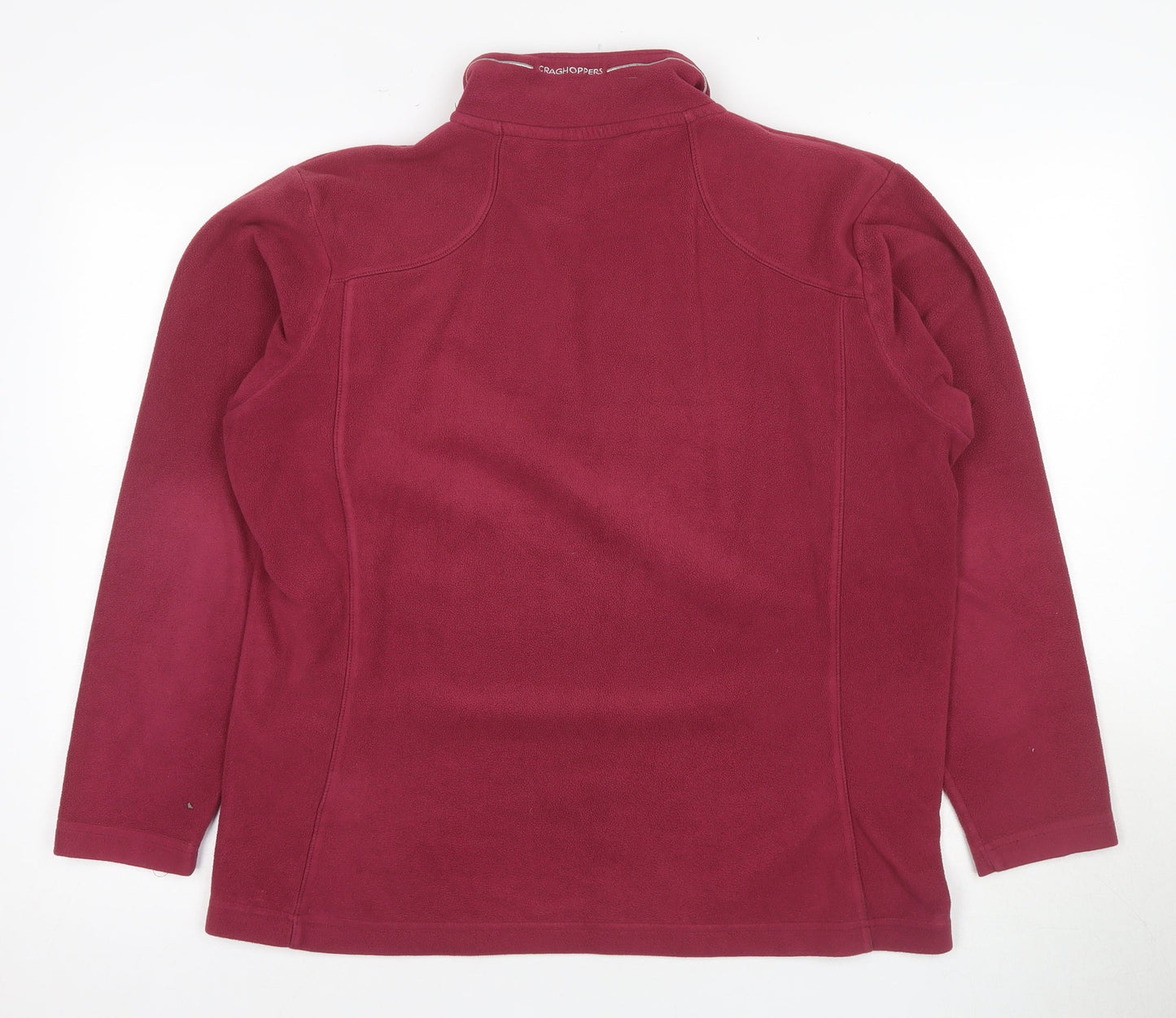 Craghoppers Women's Red Fleece Pullover Sweatshirt, Size 14